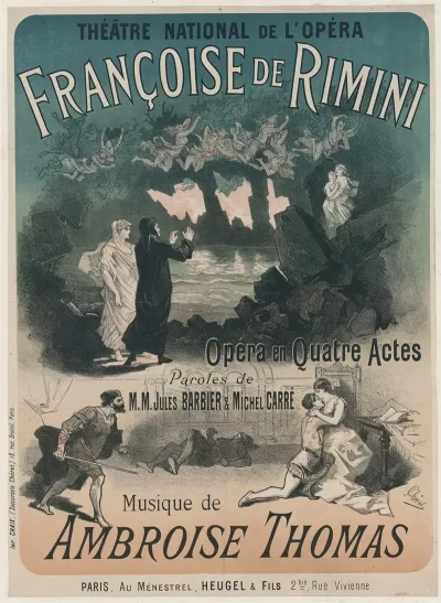 Theatre National De Lopera Francoise De Rimini Opera En Quatre Actes