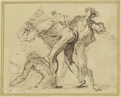 Three Bathers Undressing