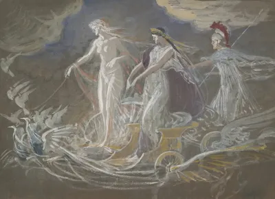 Three Goddesses Allegorical Study