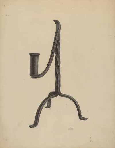 Three Legged Candlestick