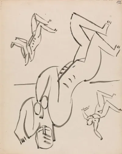 Three Studies For A Female Figure