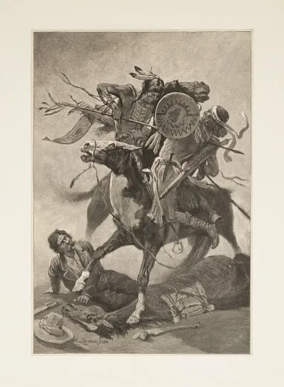 Thrust His Lance Through His Body And Rode Him Down