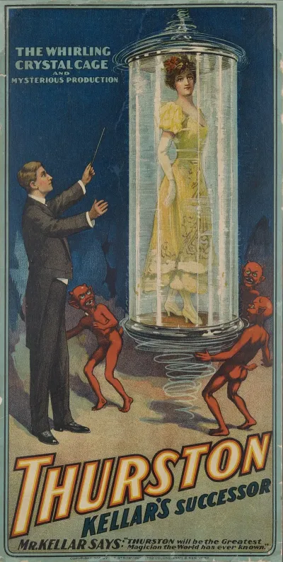 Thurston Kellars Successor The Whirling Crystal Cage And Mysterious Production
