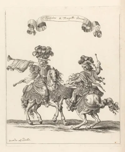 Timbalier Et Trompette Persans