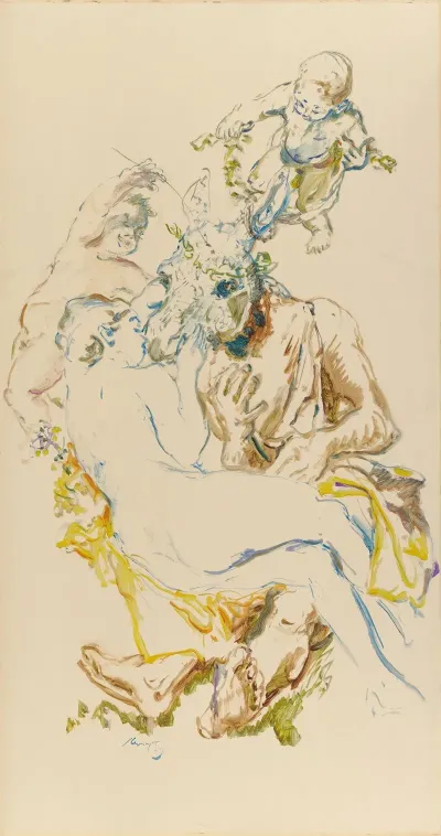 Titania Und Zettel Szene Aus Shakespeares Sommernachtstraum