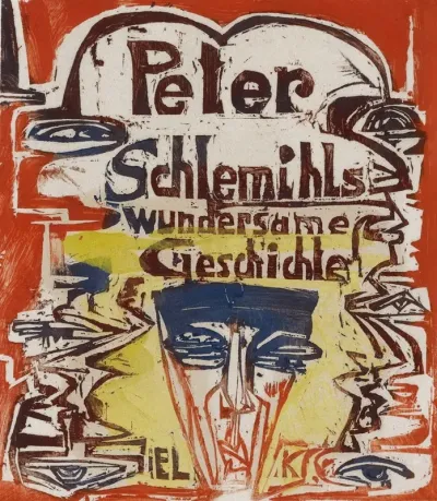Titelblatt Der Holzschnittfolge Zu Adelbert Von Chamissos Erzahlung Peter Schlemihls Wundersame Geschichte
