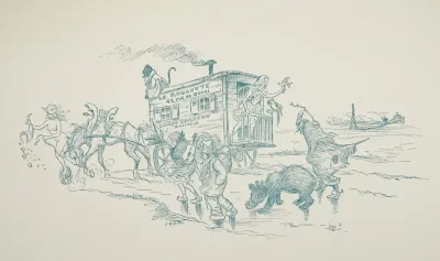 Title Page From The Program Of The La Roulotte Theater