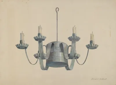 Tole Candle Wall Bracket