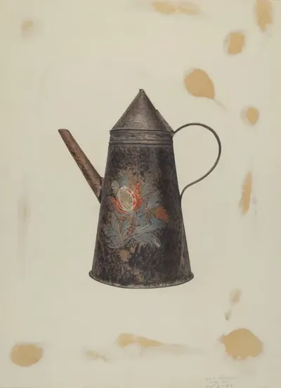 Toleware Teapot 3