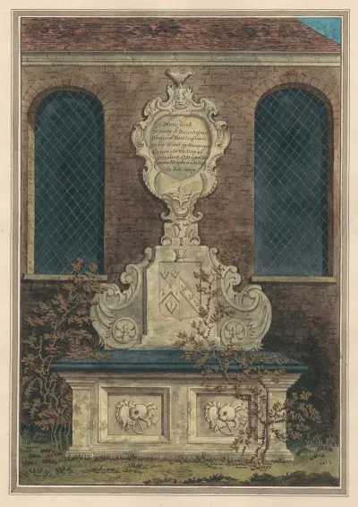 Tomb Of Hunting Shaw From Hampton Churchyard