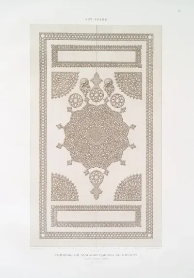 Tombeau Du Soultan Qansou El Ghoury Porte Interieure Xvie Siecle