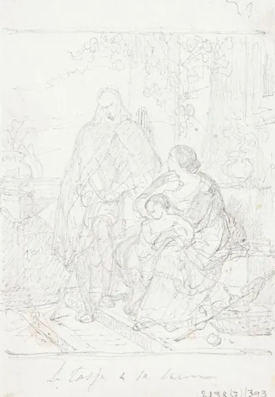 Torquato Tasso Dressed As A Sheperd Visits His Sister Cornelia In Sorrento 6