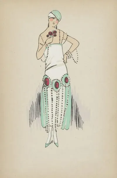 Toujours Chic Toilettes De Soirees Hiver 1921 1922 Cleopatre