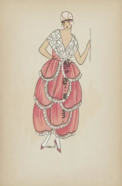 Toujours Chic Toilettes De Soirees Hiver 1921 1922 Ophelie