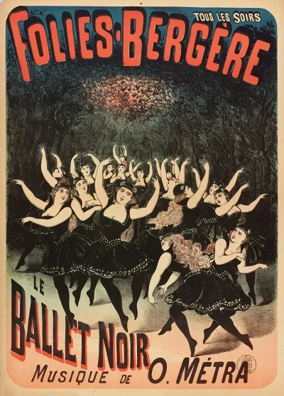 Tous Les Soirs Folies Bergere Le Ballet Noir Musique De O Metra