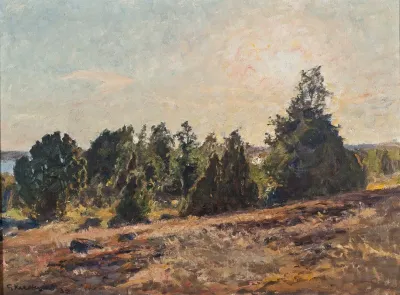 Towards Evening Horso In The Tjust Archipelago