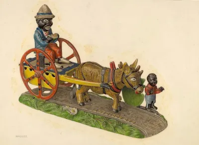 Toy Bank Donkey And Cart