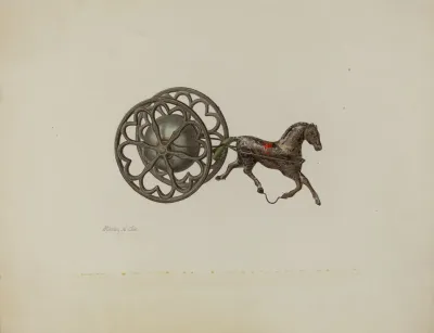 Toy Bell Cart