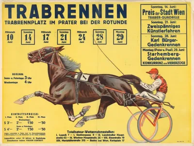 Trabrennen Am Trabrennplatz Im Prater Bei Der Rotunde 2