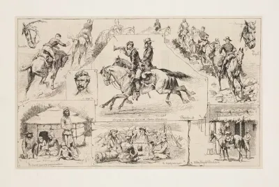 Training United States Troops In Indian Warfare