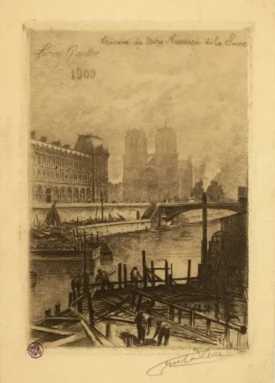 Travaux Dans Le Metro Traversee De La Seine