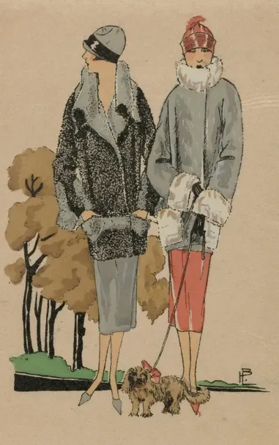Tres Parisien 1925 No 1 Pl 4 Creations Revillon Et Cie Lancelot
