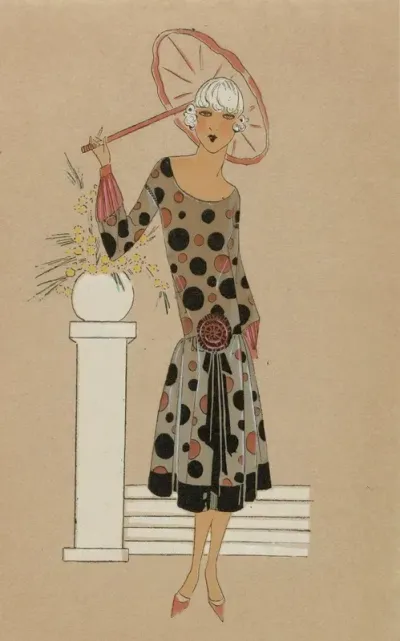 Tres Parisien 1925 No 6 Pl 9 Pierrette