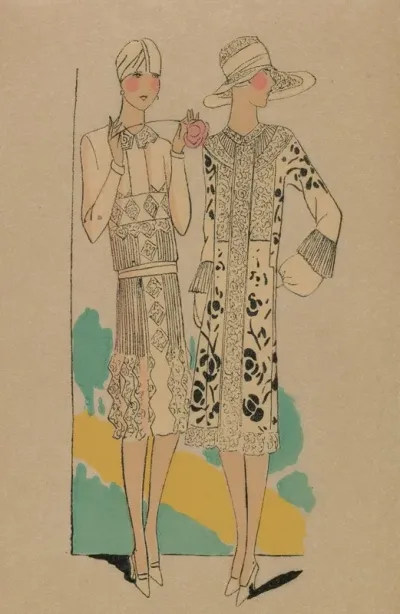 Tres Parisien 1927 No 3 Pl 9 Creations Bechoff Vers Laurore