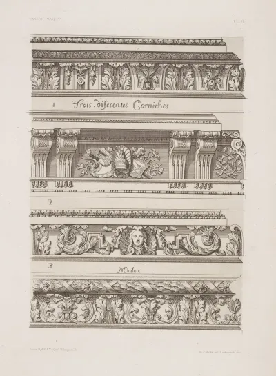 Trois Diferents Corniches