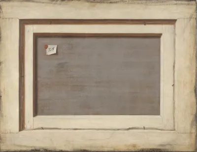 Trompe Loeil The Reverse Of A Framed Painting