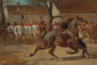 Trotting A Horse