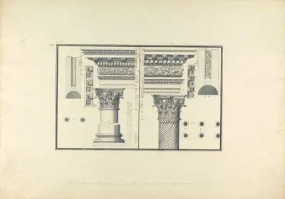 Two Corinthian Pillars Found Near The Ionic Temple At Aphrodisias Now Geyve