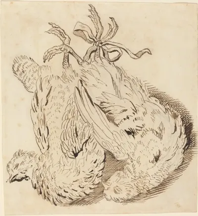 Two Dead Chickens