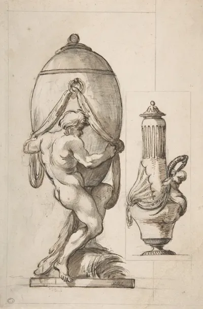 Two Designs For Vases 2