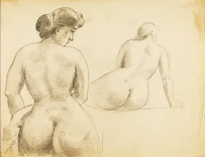 Two Female Nudes 15