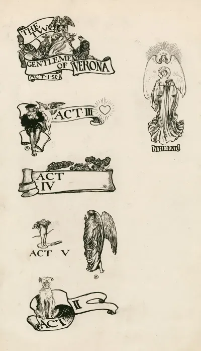 Two Gentlemen Of Verona Headings