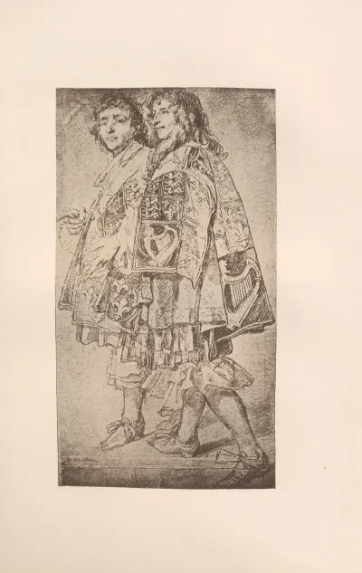 Two Heralds Study For The Procession Of The Knights Of The Garter