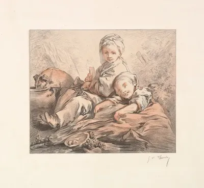 Two Seated Children 2