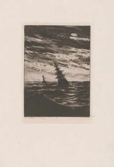 Two Ships At Sea 2