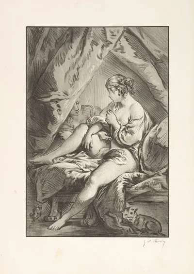 Two Women On A Couch