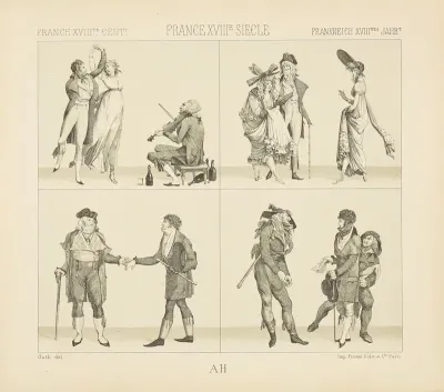Types De La Mode A Lepoque Du Directoire Agioteurs Et Filous