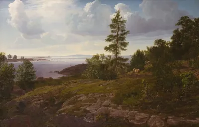Udsigt Over Skaergarden Ved Elleholm I Blekinge