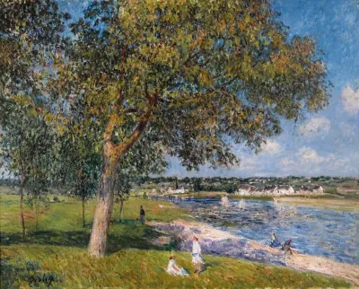 Un Noyer Dans La Prairie De Thomery 2