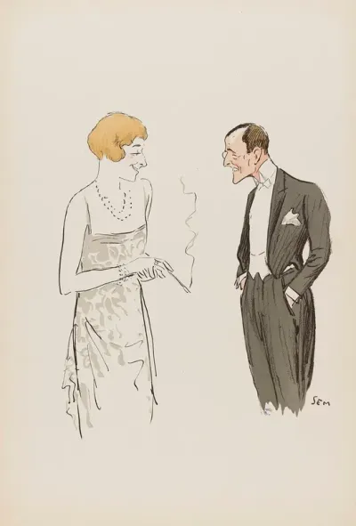 Un Personnage Masculin Et Un Personnage Feminin