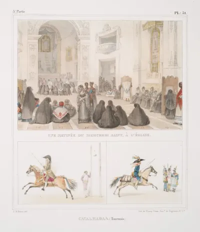 Une Matinee Du Mercredi Saint A Leglise Cavalhadas Tournois