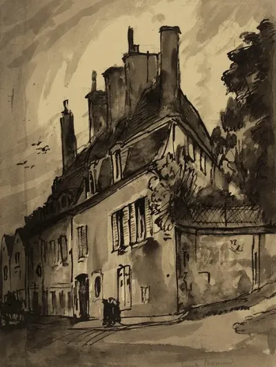 Une Rue De Village