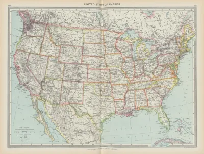 United States Of America General Map