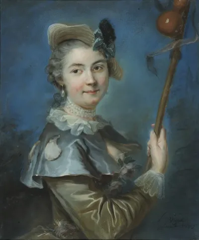 Unknown Woman In Pilgrim Costume