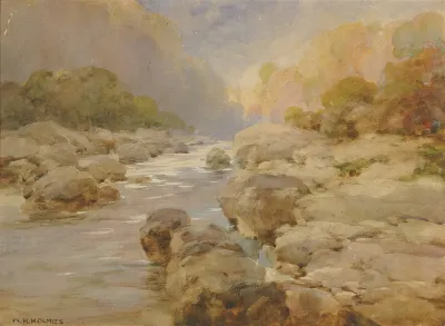 Unmodified Rock Creek About 1910