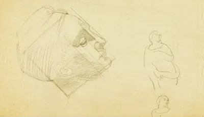 Untitled Head Two Women Studies